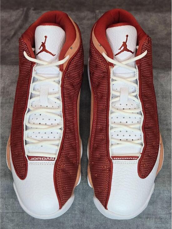 Air Jordan 13 Retro Dune Red DJ5982-601 Red White 7M 8.5W RARE SIZE! main image 5